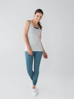 Lululemon Ebb To Street Pant Heathered Desert Teal Size 6